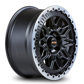 BLUSTER - matt-black machined lip - 8,0x18 ET55 5/118 71,1